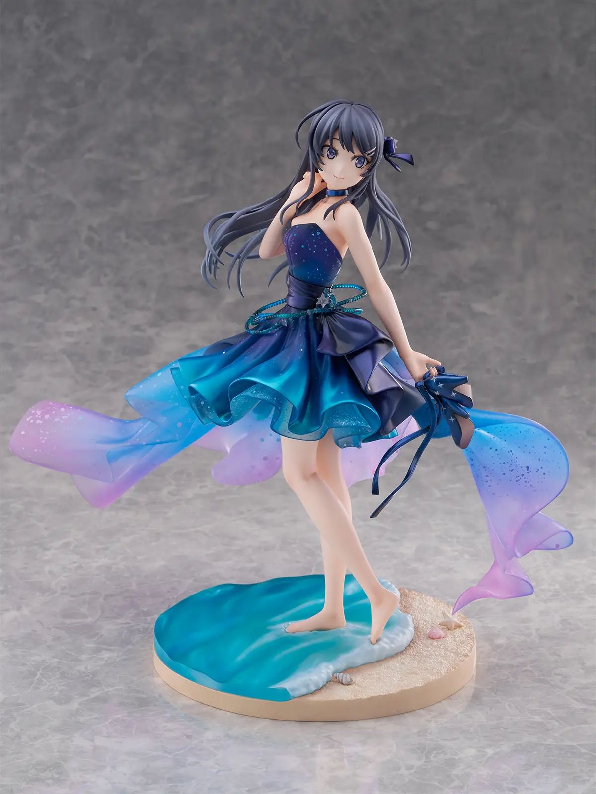 Figurine Rascal Does Not Dream of Bunny Girl Senpai - Mai Sakurajima - Ver. Starry Dress - 1/7 - Shibuya Scramble Figure - Alpha Satellite eStream