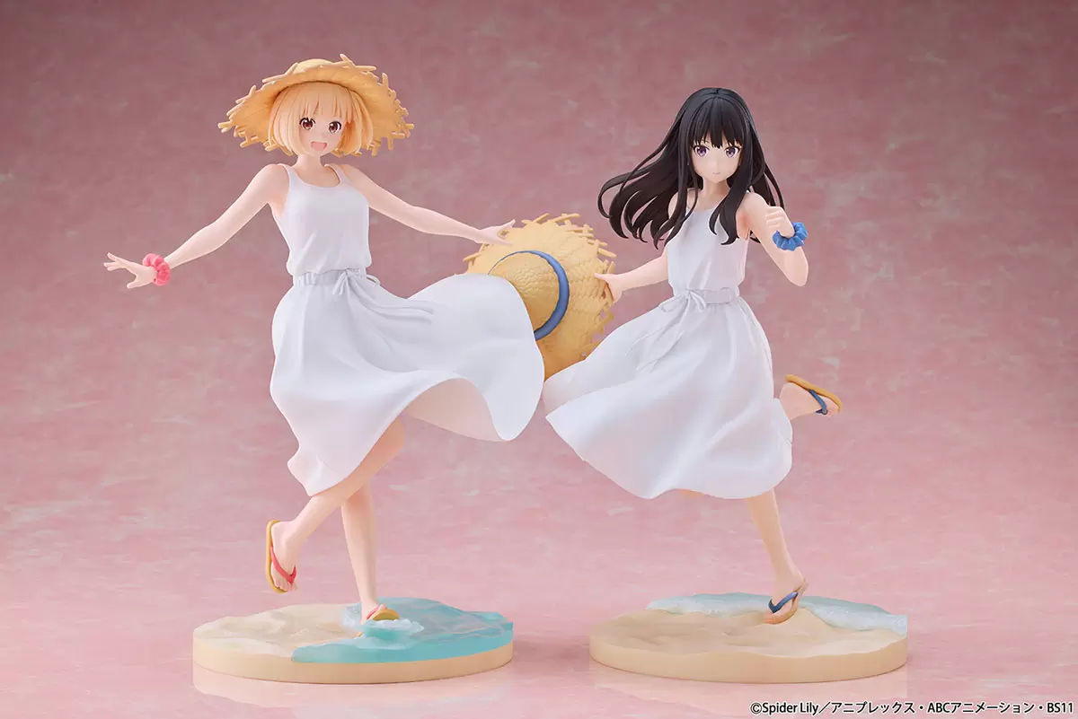 Figurine Lycoris Recoil - Chisato Nishikigi et Takina Inoue - Ver. White Dress - Bell Fine