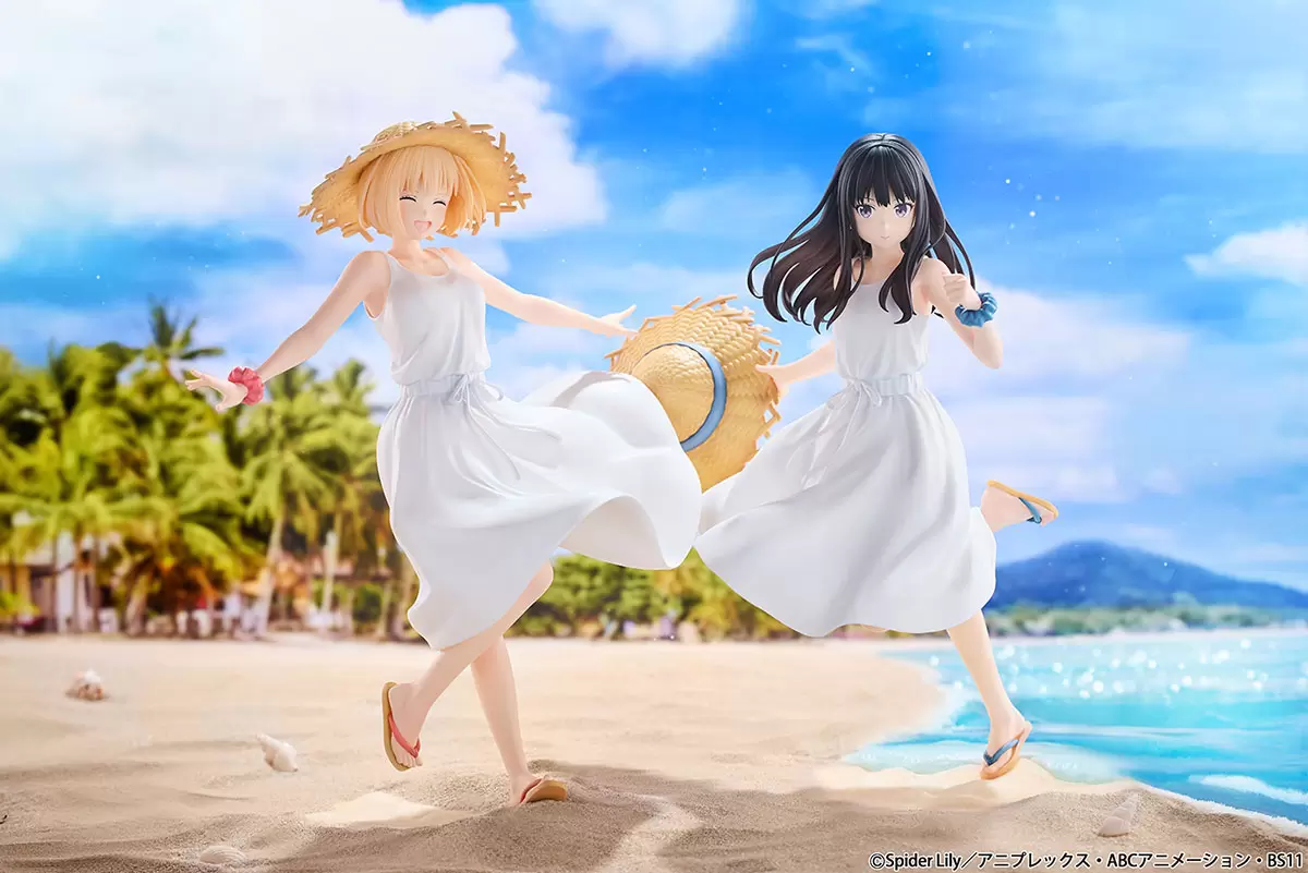 Figurine Lycoris Recoil - Chisato Nishikigi et Takina Inoue - Ver. White Dress - Bell Fine