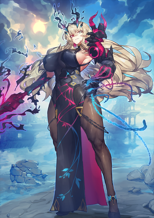 Fate Grand Order - Illustration de la deuxième forme de la servante de classe Saber : Barghest.
