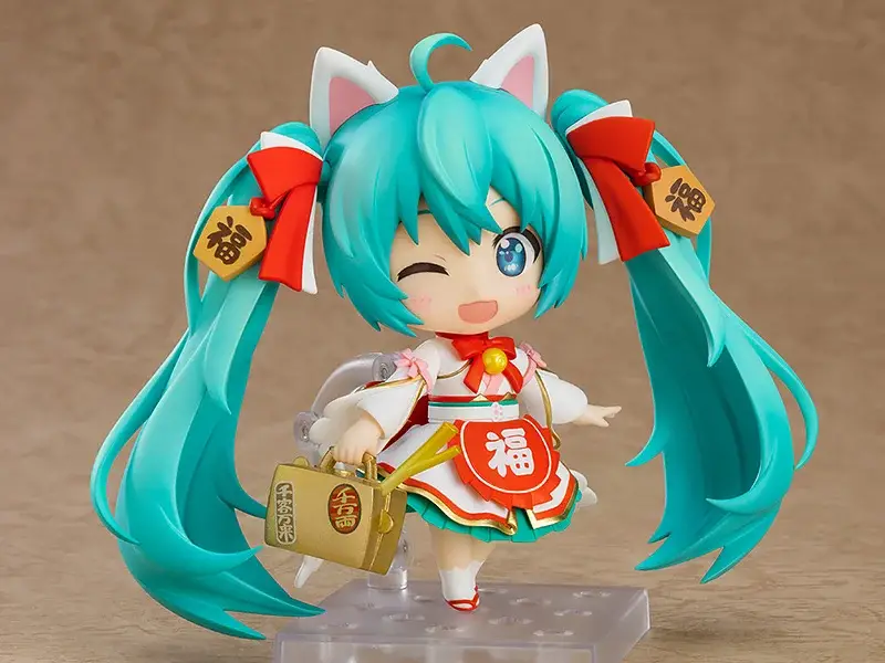 Figurine Vocaloid - Hatsune Miku - Nendoroid - Ver. Maneki Miku - Good Smile Company