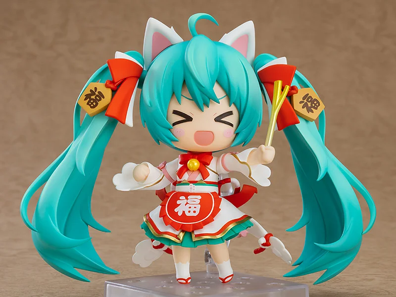 Figurine Vocaloid - Hatsune Miku - Nendoroid - Ver. Maneki Miku - Good Smile Company
