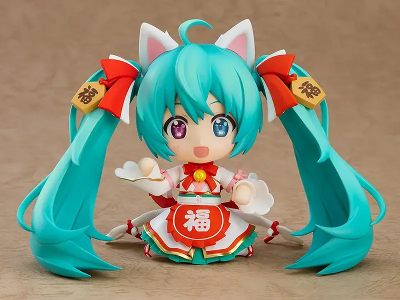 Figurine Vocaloid - Hatsune Miku - Nendoroid - Ver. Maneki Miku - Good Smile Company