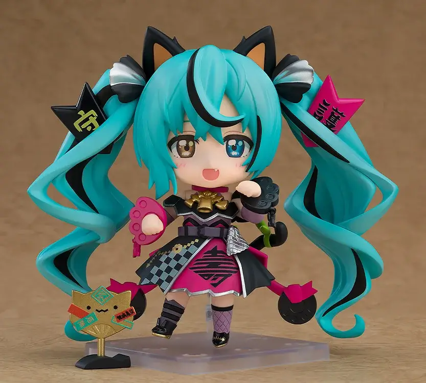 Figurine Vocaloid - Hatsune Miku - Nendoroid - Ver. Black Maneki Miku - Good Smile Company