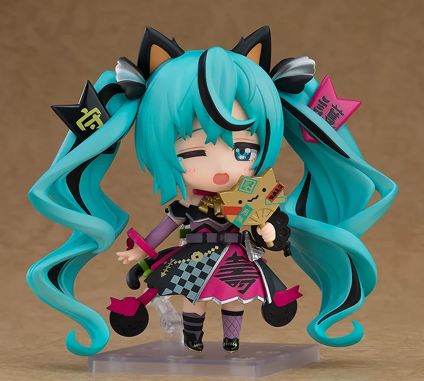 Figurine Vocaloid - Hatsune Miku - Nendoroid - Ver. Black Maneki Miku - Good Smile Company
