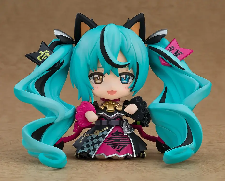 Figurine Vocaloid - Hatsune Miku - Nendoroid - Ver. Black Maneki Miku - Good Smile Company