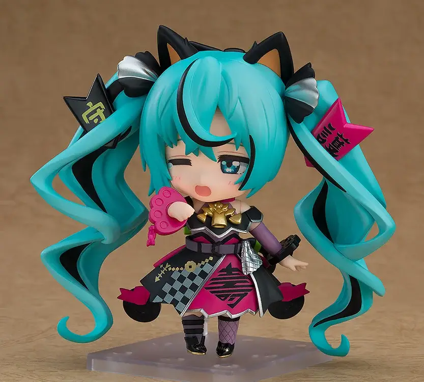 Figurine Vocaloid - Hatsune Miku - Nendoroid - Ver. Black Maneki Miku - Good Smile Company
