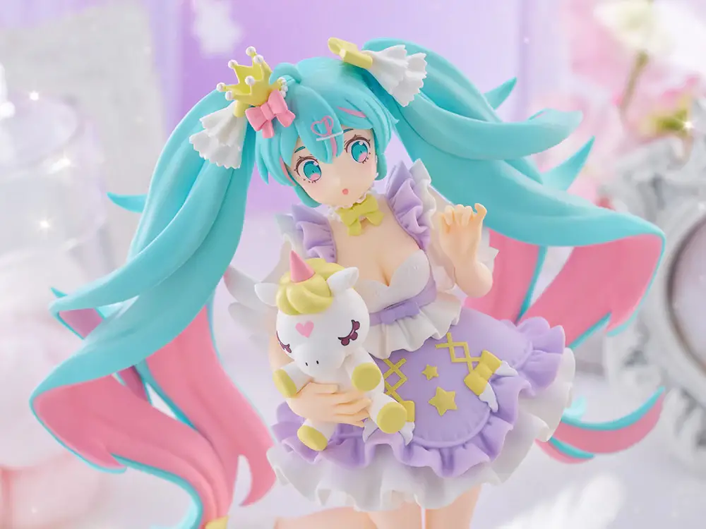 Figurine Vocaloid - Hatsune Miku - Ver. Yumekawa Princess Lavender - Tenitol - FuRyu