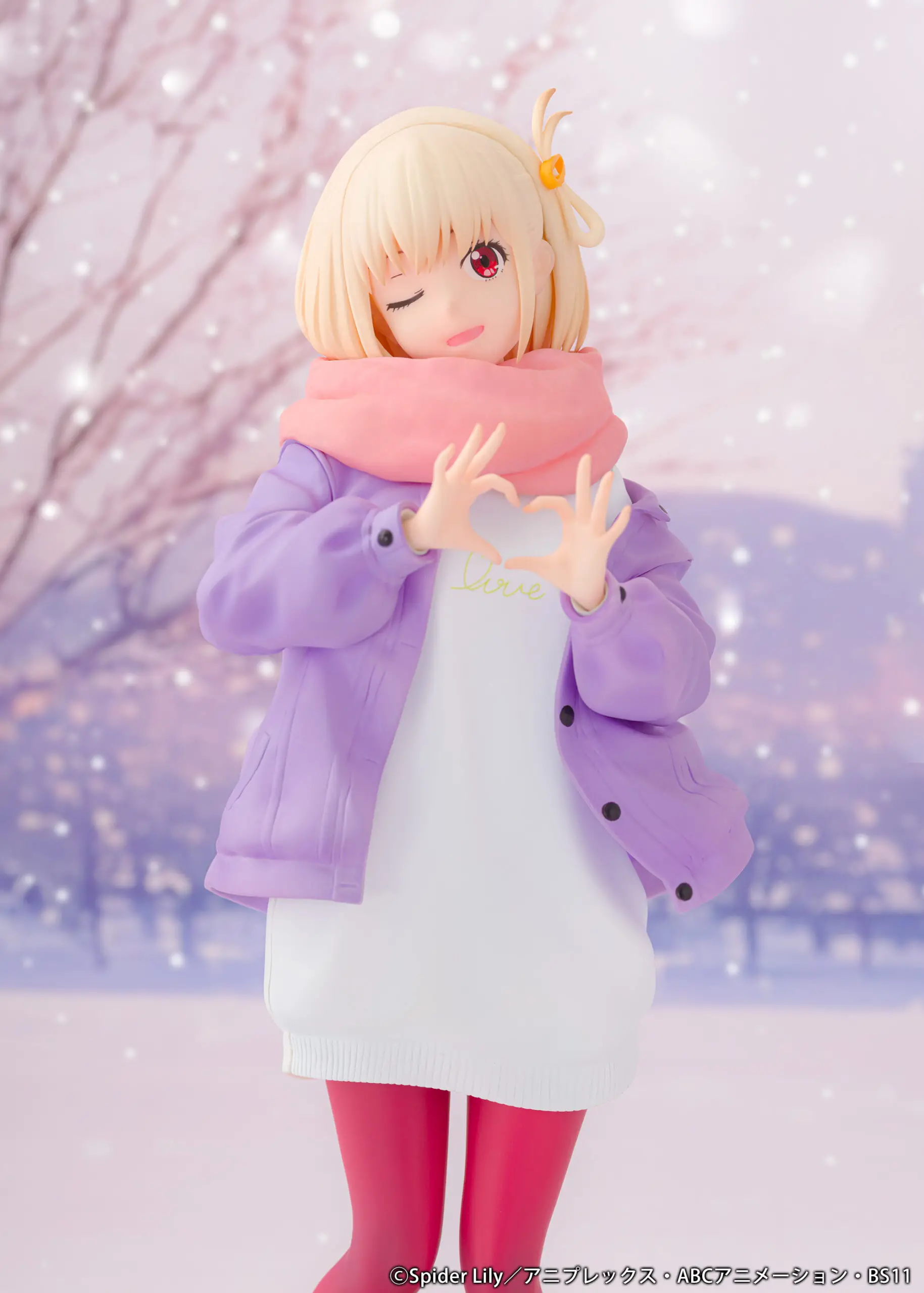 Figurine Lycoris Recoil - Chisato Nishikigi - Ver. Winter Outfit - 1/7 - PROOF