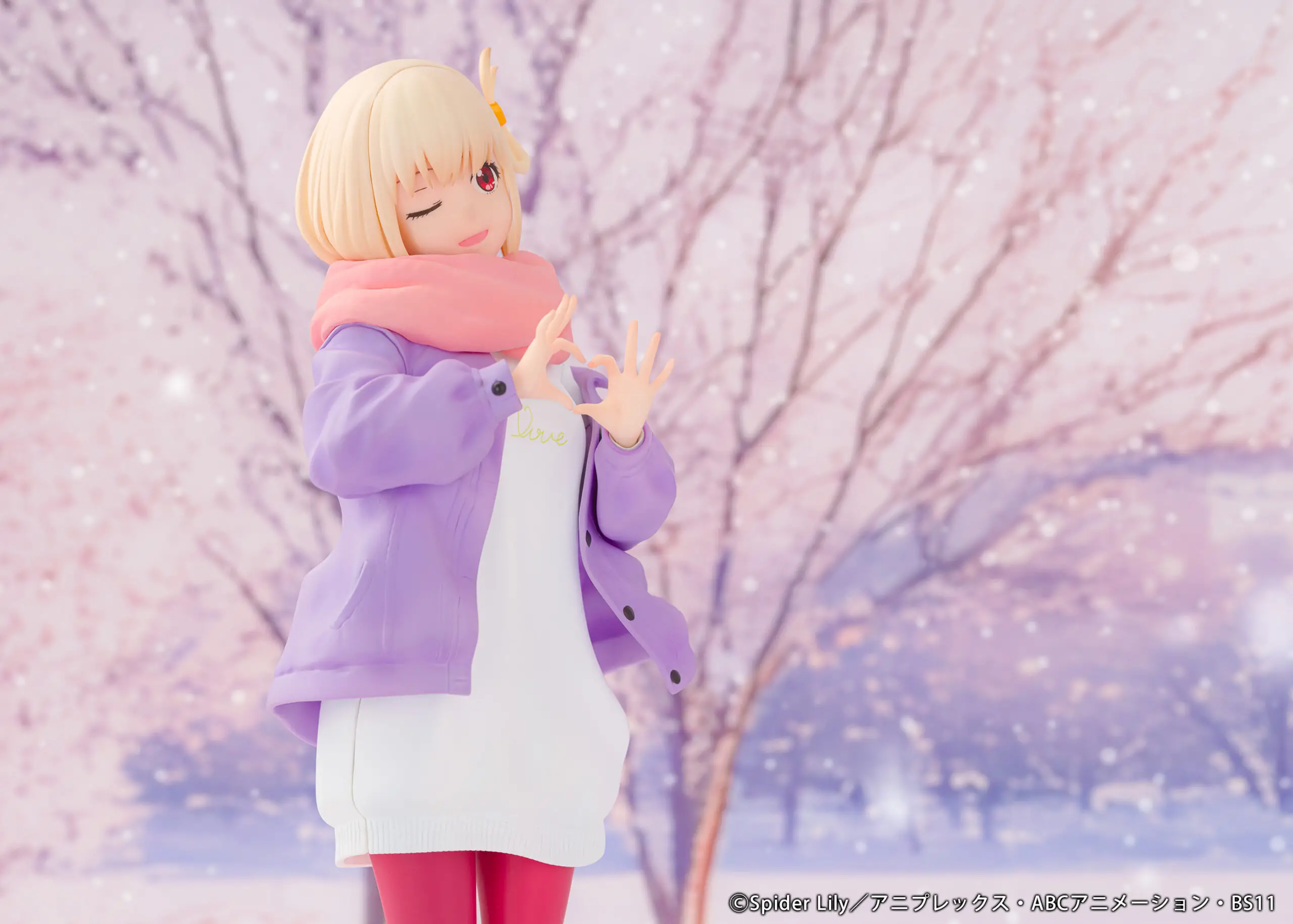 Figurine Lycoris Recoil - Chisato Nishikigi - Ver. Winter Outfit - 1/7 - PROOF