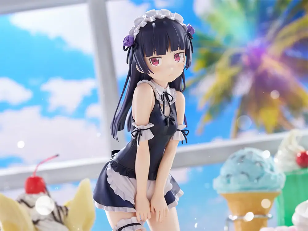 Figurine Ore no Imouto ga Konna ni Kawaii Wake ga Nai (Oreimo) - Kuroneko (Ruri Gokou) - Ver. Swimsuit Maid - Tenitol - FuRyu