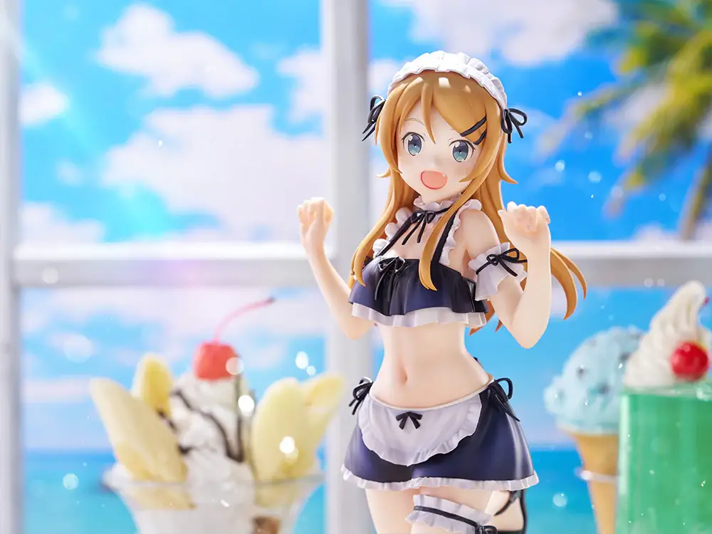 Figurine Ore no Imouto ga Konna ni Kawaii Wake ga Nai (Oreimo) - Kirino Kousaka - Ver. Swimsuit Maid - Tenitol - FuRyu
