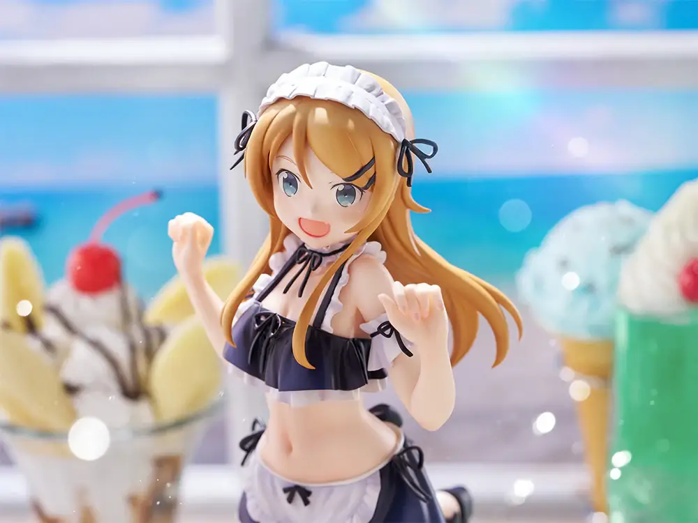 Figurine Ore no Imouto ga Konna ni Kawaii Wake ga Nai (Oreimo) - Kirino Kousaka - Ver. Swimsuit Maid - Tenitol - FuRyu