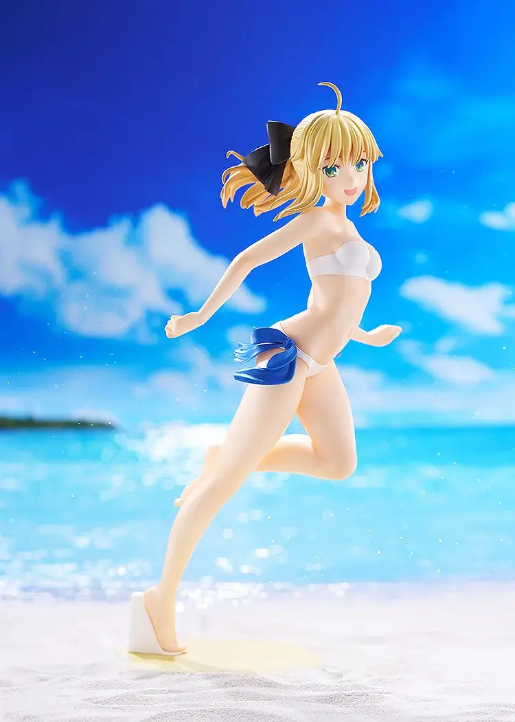 Figurine Fate/Grand Order - Saber/Altria Pendragon [Lily] - Pop Up Parade Beach Queens - Good Smile Company