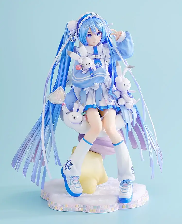 Figurine Vocaloid - Snow Hatsune Miku - Ver. Yukiiro Pop - 1/7 - Good Smile Company
