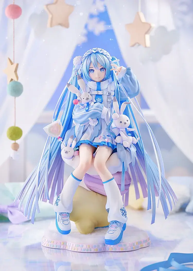 Figurine Vocaloid - Snow Hatsune Miku - Ver. Yukiiro Pop - 1/7 - Good Smile Company