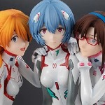 Figurine Evangelion : 3.0+1.0: Thrice Upon A Time - Asuka / Rei / Mari - Ver. Newtype Cover - 1/8 - KDcolle - Kadokawa