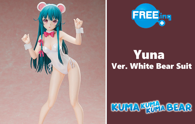 Figurine Kuma Kuma Kuma Bear - Yuna - Ver. White Bear Suit - B-Style - FREEing Couv A