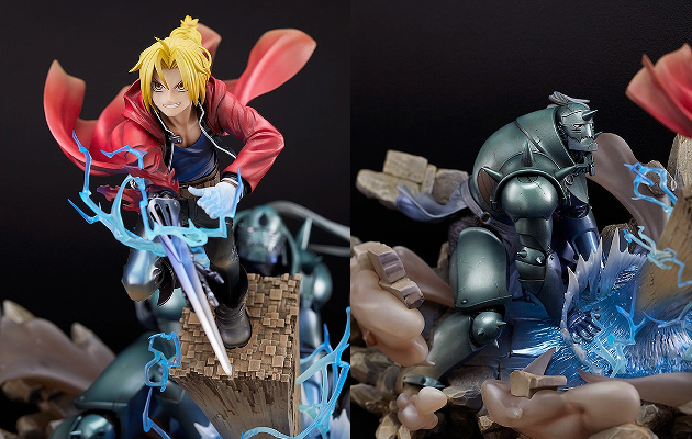Figurine/Statuette Fullmetal Alchemist: Brotherhood - Alphonse Elric et Edward Elric - Good Smile Company Couv A
