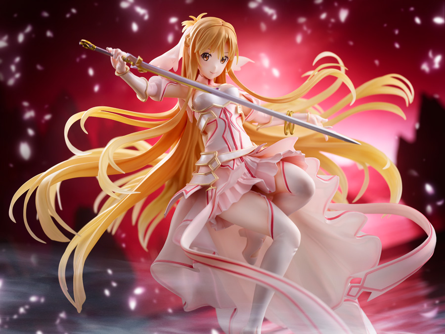 Figurine asuna ver. The Goddess of Creation Stacia dream tech wave swor art online Couv