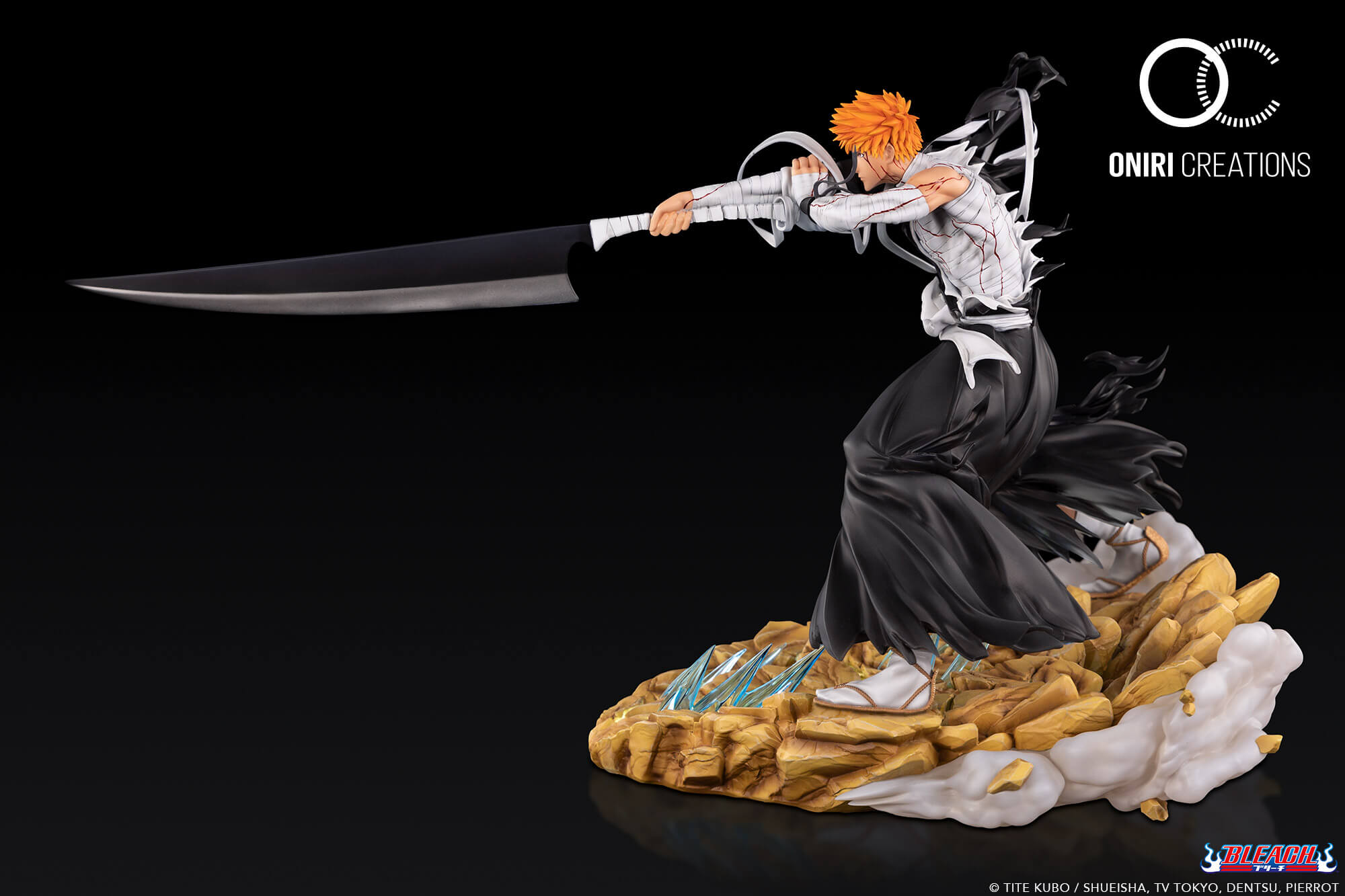 Figurine Bleach - Kurosaki Ichigo - First Bankai - Oniri Cr&eacute;ations