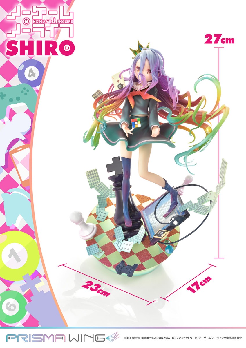 Figurine No Game No Life - Shiro - Prisma Wing - Prime 1 Studio