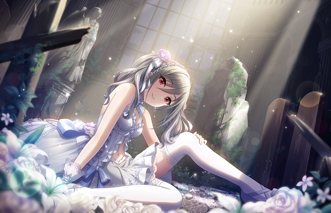 Illustration Ranko Kanzaki dans sa tenue de sc&egrave;ne White Princess of the Banquet