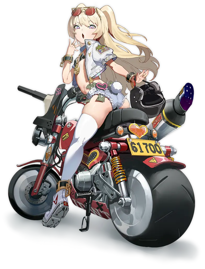 AZUR LANE : Illustration repr&eacute;sentant le Destroyer de classe Fletcher de la faction Eagle Union, Bache dans son skin Gorgeous Speed-star. (Dessin&eacute;e par 水熊 &ndash; @waterkuma0)