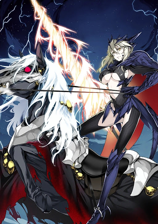 Illustration de la 3&eacute;me ascension de la carte Lancer/Altria Pendragon (Alter) issue du jeu 