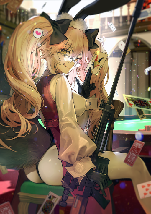 Image de Tamamo Vitch Koyanskaya, la servante de classe Assassin, dans sa forme ultime d'ascension
