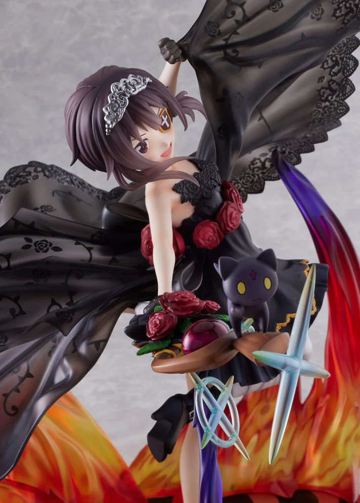 Figurine KonoSuba - Megumin - Ver. Shikkoku no Bara Dress - 1/7 - F:Nex - FuRyu
