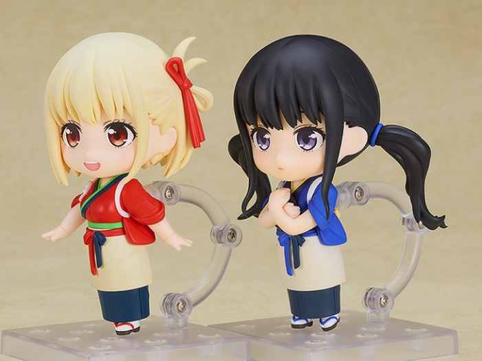 Figurine Lycoris Recoil - Chisato Nishikigi et Takina Inoue - Ver. Caf&eacute; LycoReco Uniform - Nendoroid - Good Smile Company