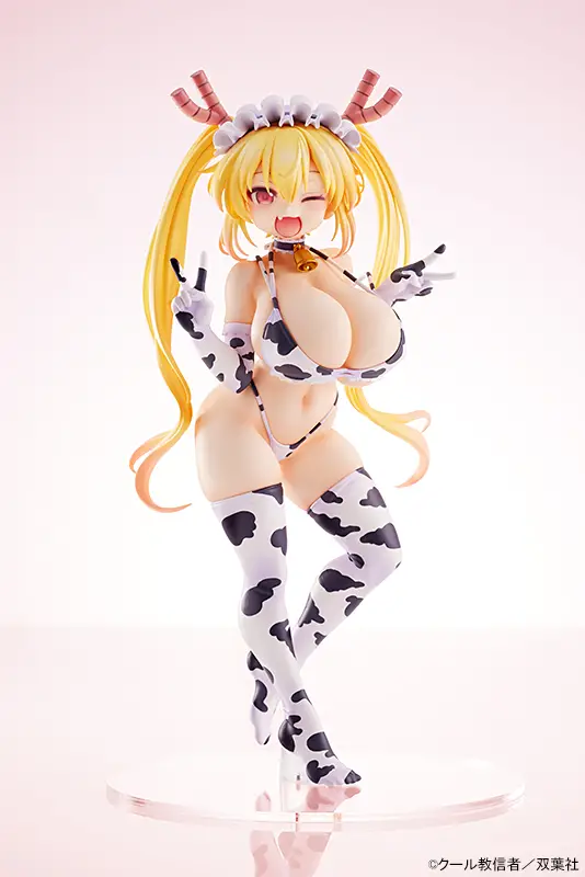 Figurine Miss Kobayashi's Dragon Maid - Tohru - Ver. Cow Pattern Swimsuit - 1/7 - Amakuni