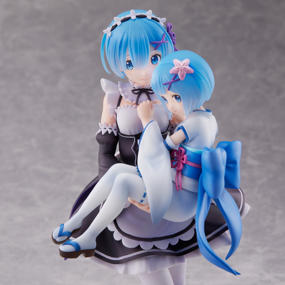 Figurine Re:Zero kara Hajimeru Isekai Seikatsu - Rem et childhood Rem - 1/7 - S-Fire - Sega