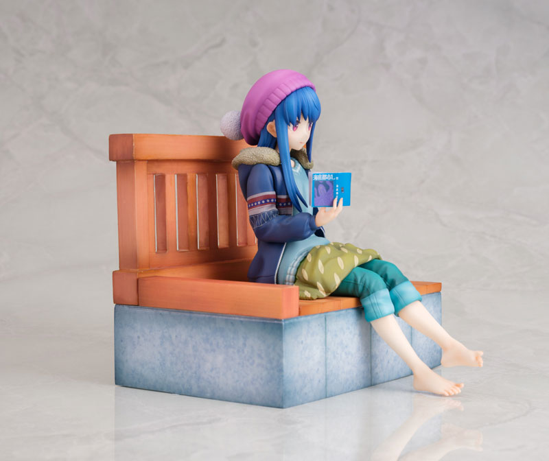 Figurine Yuru Camp - Rin Shima - Ver. Foot Bath - AmiAmi