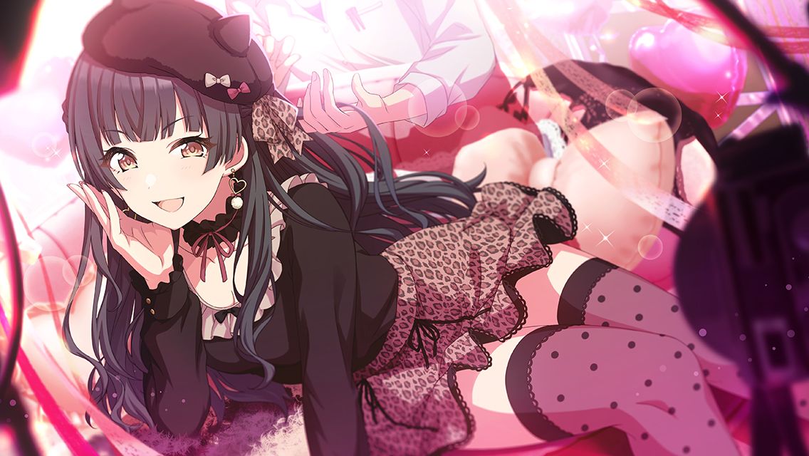 Illustration de la carte PSSR [Off&hearts;the&hearts;Re&hearts;cord] de l'idole Fuyuko Mayuzumi issue du jeu 