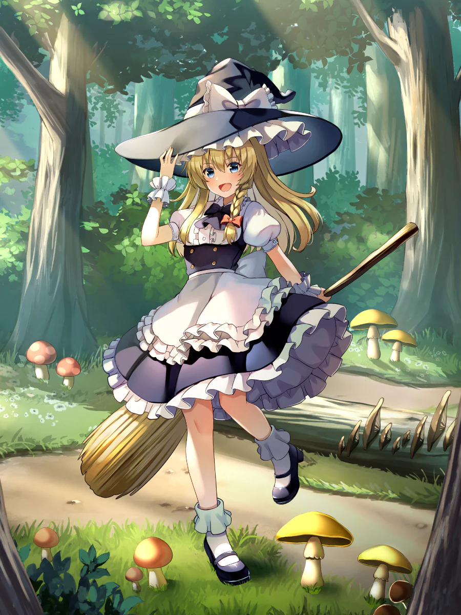Illustration de Marisa Kirisame dessin&eacute;e par Yuka Nonoko