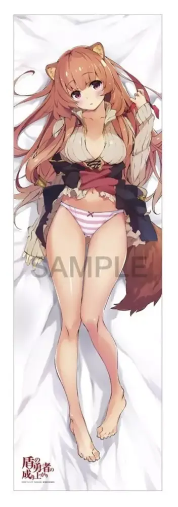 Illustration du Dakimakura de Raphtalia de la licence 