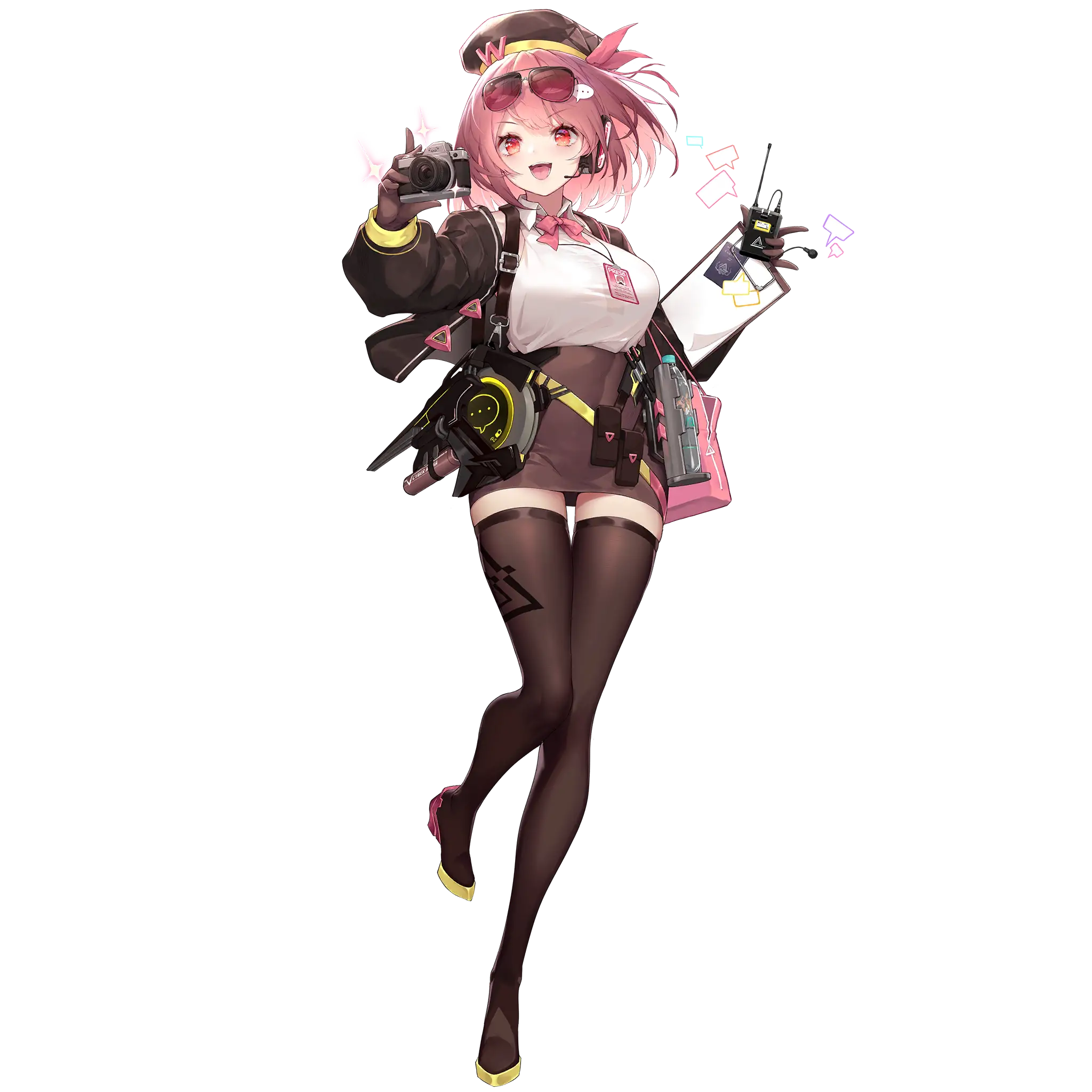 Illustration du Full artwork du personnage de Willow, dessin&eacute;e par Shān​yao (山药) et disponible dans le jeu pour smartphone Girls' Frontline Neural Cloud.