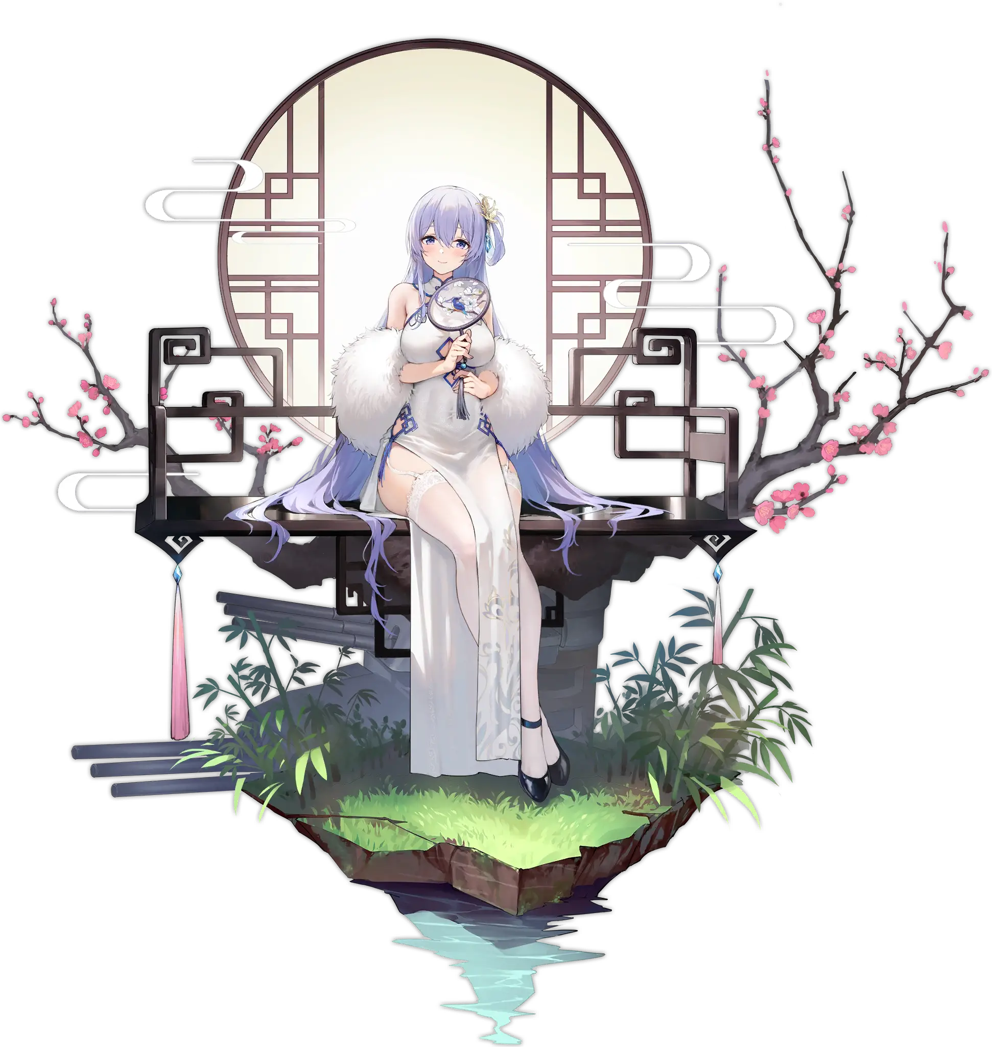 Illustration du Skin : Immaculate Beauty du personnage de Rodney, le cuirass&eacute; de la faction Royal Navy, disponible dans le jeu 