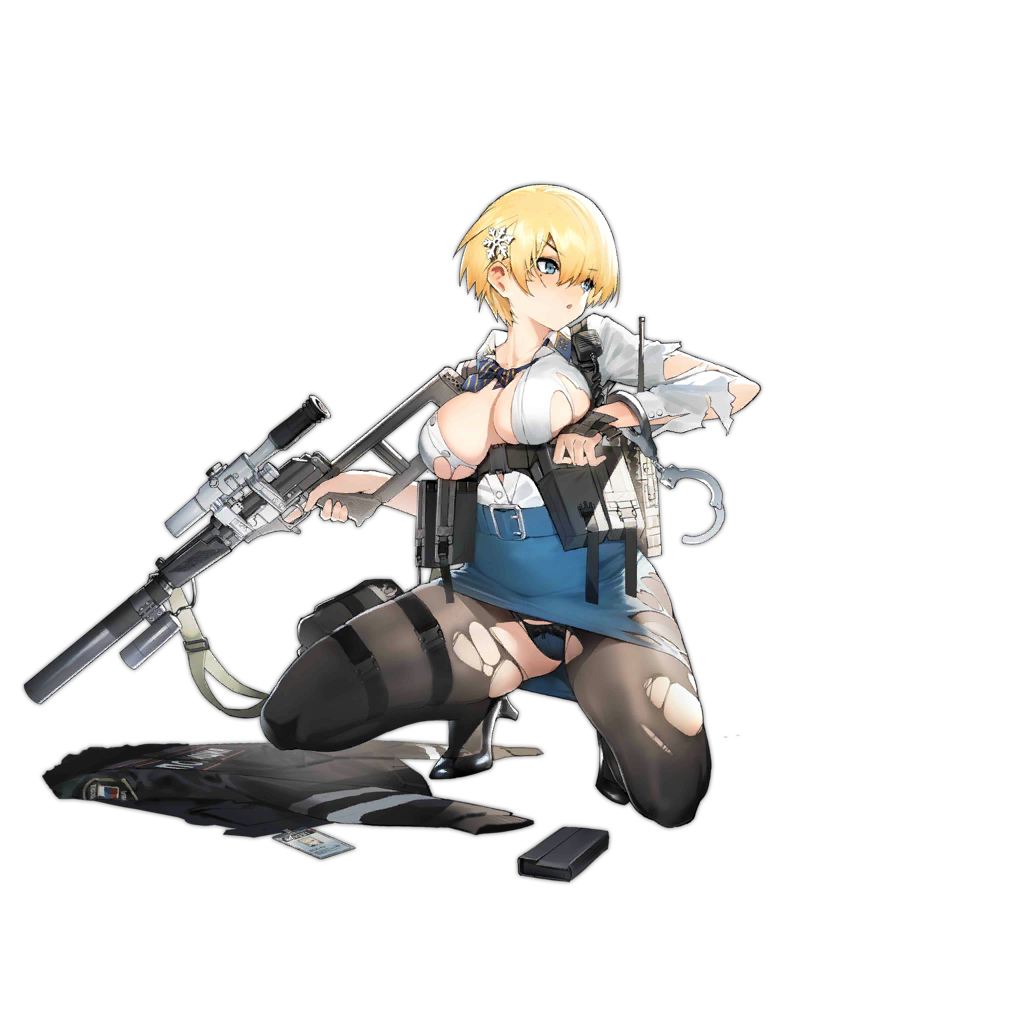 Illustration VSK-94 Ver. Heavy Damage du jeu Girls' Frontline