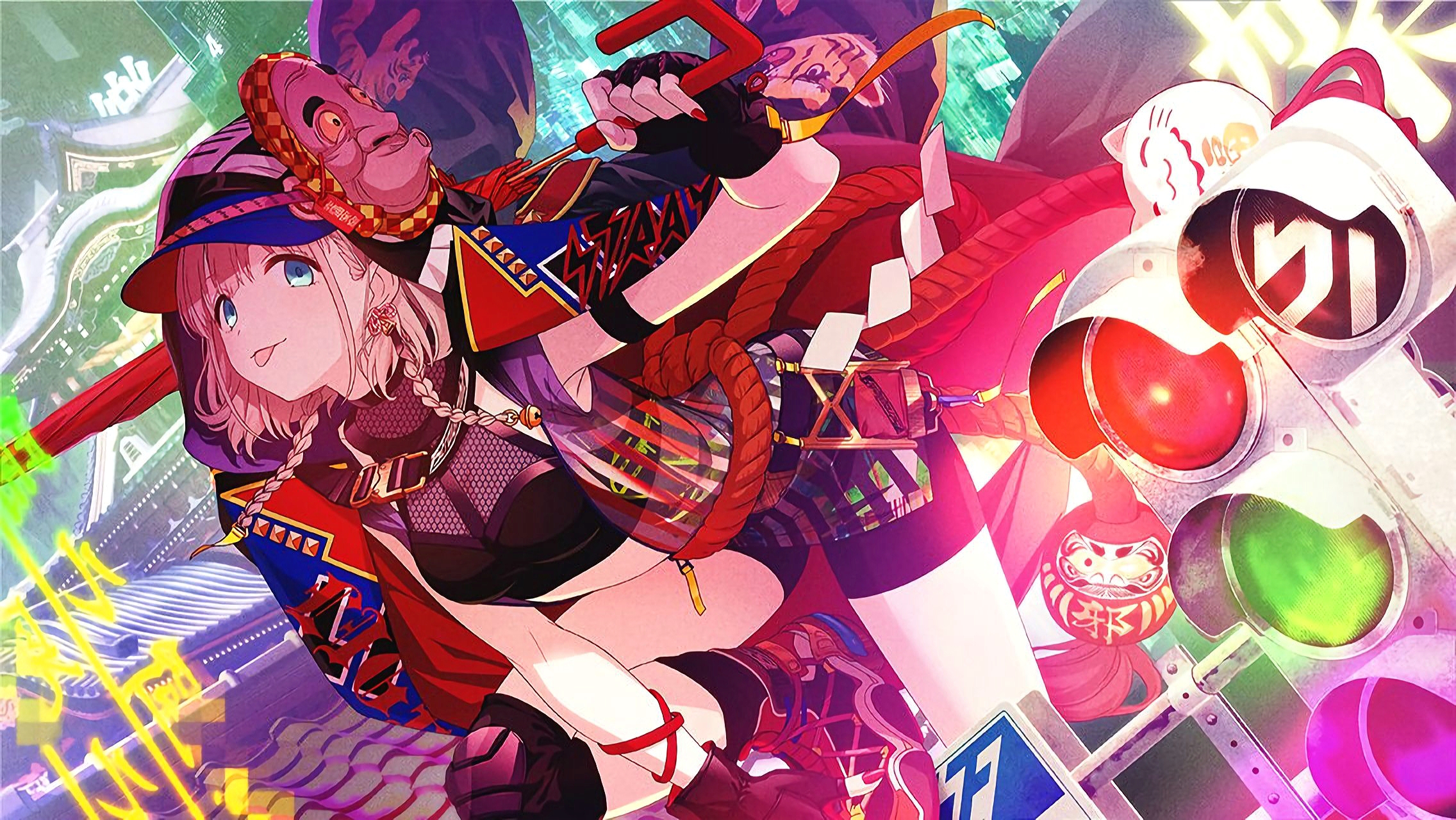 Illustration de la carte SSR d'Asahi Serizawa, disponible dans le jeu vid&eacute;o THE iDOLM@STER: Shiny Colors