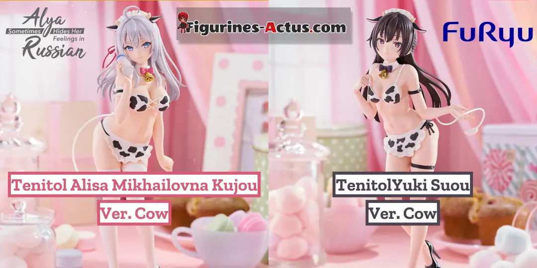 Figurine Alya Sometimes Hides Her Feelings in Russian - Yuki Suou et Alisa Mikhailovna Kujou - Ver. Cow - Tenitol - FuRyu