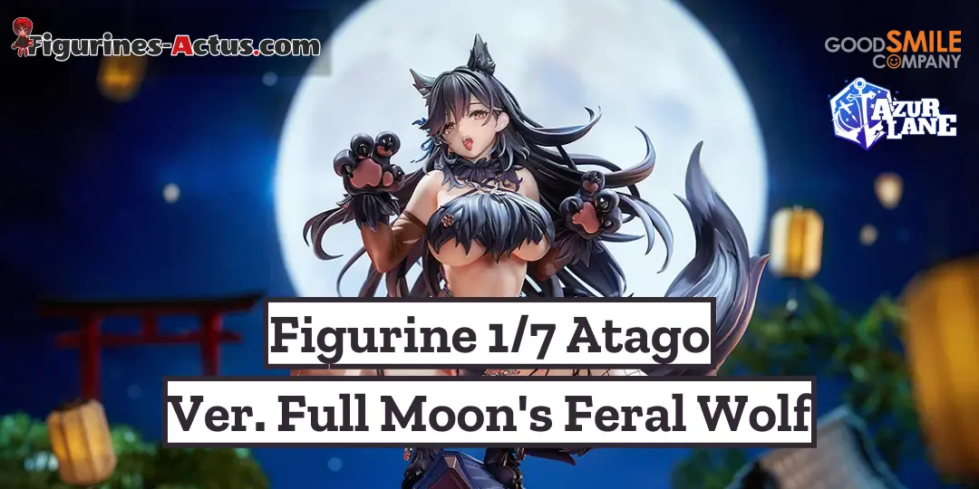 Figurine Azur Lane - Atago - Ver. Full Moon's Feral Wolf - 1/7 - Good Smile Company