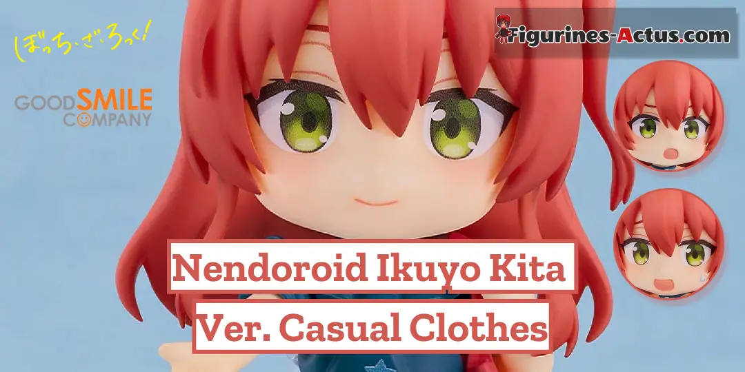 Figurine Bocchi the Rock! - Ikuyo Kita - Nendoroid - Ver. Casual Clothes - Good Smile Company