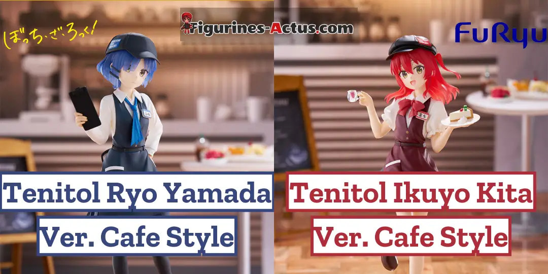 Figurine Bocchi the Rock! - Ryo Yamada et Ikuyo Kita - Ver. Cafe Style - Tenitol - FuRyu Couv A