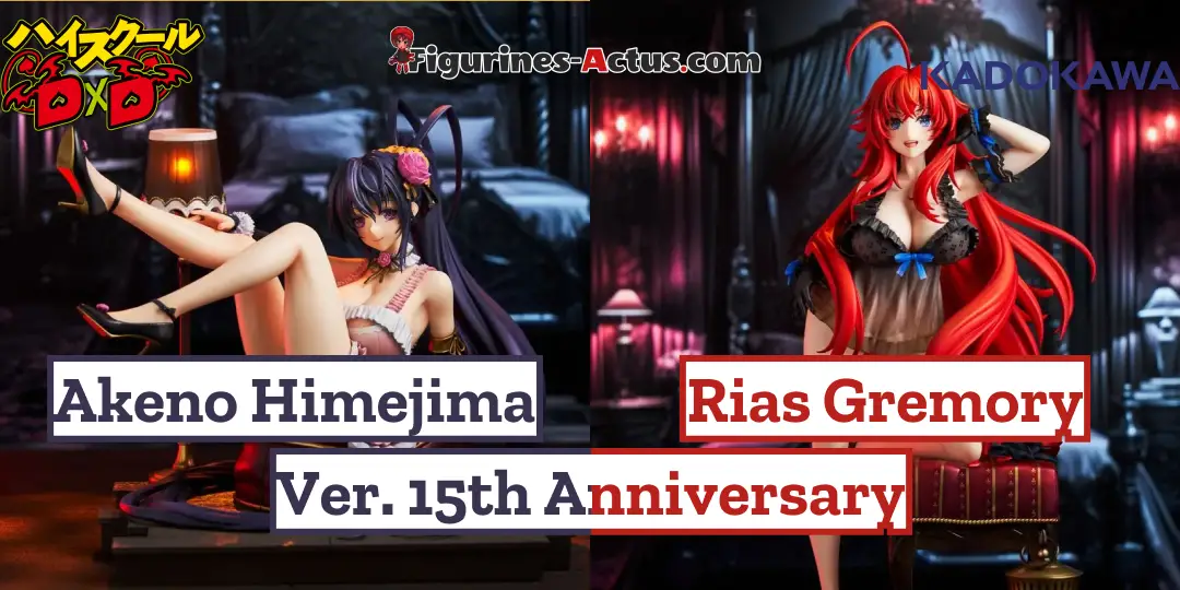 Figurine High School DxD - Rias Gremory et Akeno Himejima - Ver. 15th Anniversary - 1/6.5 - KDcolle - Kadokawa