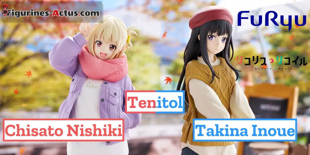 Figurine Lycoris Recoil - Takina Inoue et Chisato Nishikigi - Tenitol - FuRyu Couv A