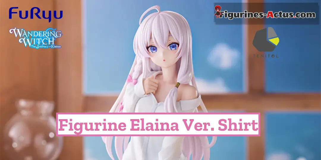 Figurine Majo no Tabitabi - Elaina - Tenitol - Ver. Shirt - FuRyu