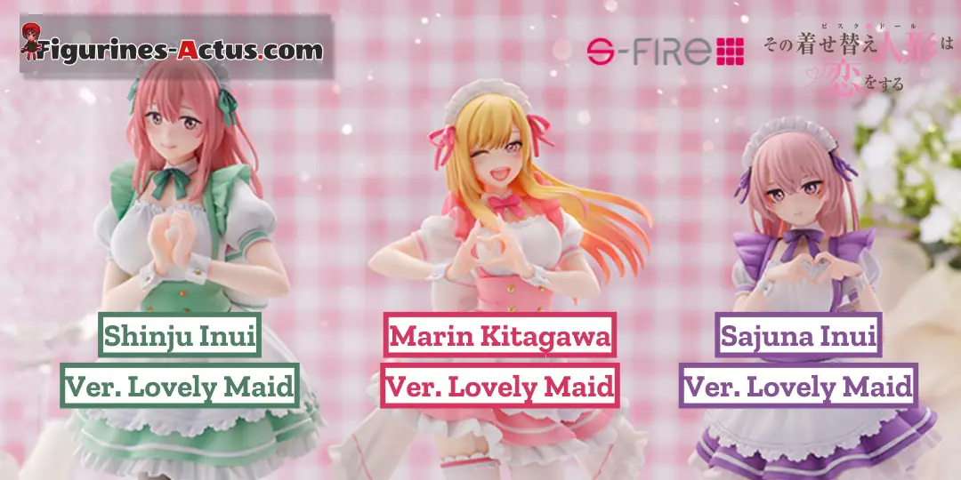 Figurine My Dress-Up Darling - Marin Kitagawa - Sajuna Inui - Shinju Inui - Ver. Lovely Maid - S-Fire - Sega